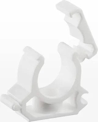 Produktbild von Ø 20 mm, PPR Aqua Plus Rohrclip in Weiß | Wasserrohr, Heizungsrohr Klimaleitung Fusiotherm