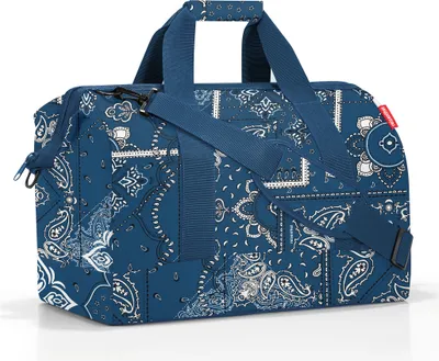 Produktbild von reisenthel allrounder L, Reisetasche, Sporttasche, Schultertasche, Bandana Blue, 30 L, MT4100