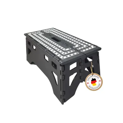 Produktbild von PROFI-PARTNER Klappbarer Tritthocker XL – bis 350 kg belastbar – große rutschhemmende Standfläche – faltbar & tragbar