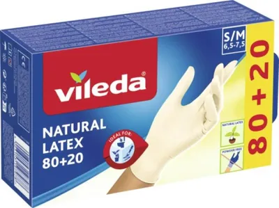 Immagine prodotto di Vileda Multi Guanti monouso in lattice, 80+20, S/M, 19797