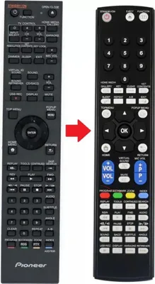 Produktbild von Ersatz Fernbedienung für Pioneer S-BD821HF | S-BD921HW | S-BD921SW
