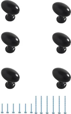 Produktbild von Famanu Möbelknöpfe Modern Minimalistisch - Schwarz