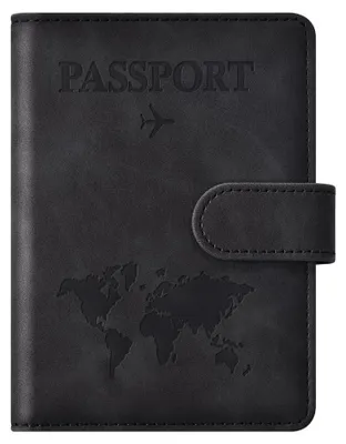 Produktbild von Travelhawk Paspoorthoesje RFID Travel Wallet Zwart