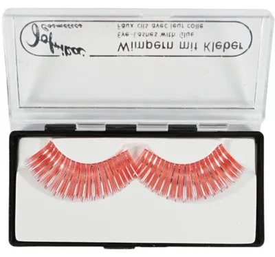 Image de Jofrika Cosmetics faux cils orange/argent 9,5 cm de qualité B