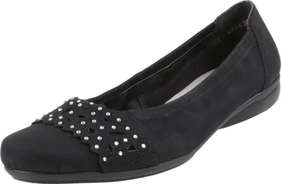 Produktbild von Rieker Damen Ballerina L8365-02 schwarz Größe 36 bis 41