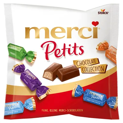 Image de Merci Petits Chocolate Collection Petits chocolats fins merci 125g