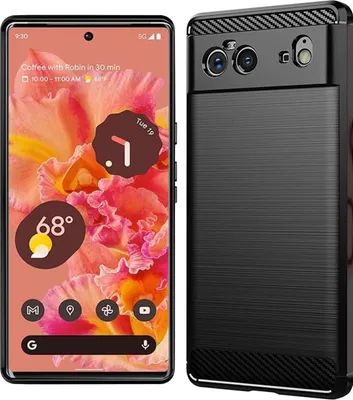 Zdjęcie produktu dla Etui Carbon do Google Pixel 6 ochronne etui na telefon komórkowy Etui na telefon komórkowy z TPU