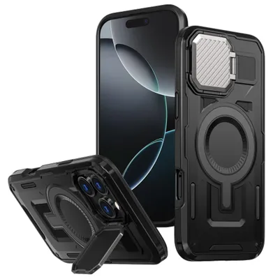 Obrázek produktu pro Techsuit CamVault MagSafe pouzdro pro iPhone 16 Pro – černé