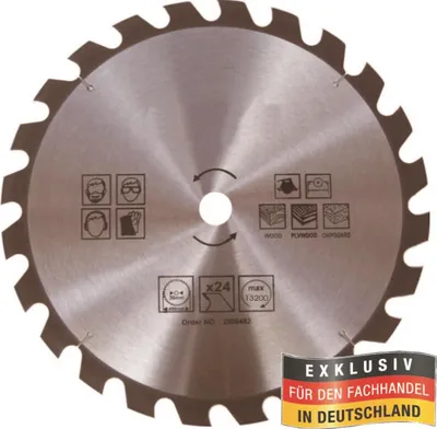 Produktbild von Kreissägeblatt 100 mm, 24 Zähne, für Holzarbeiten