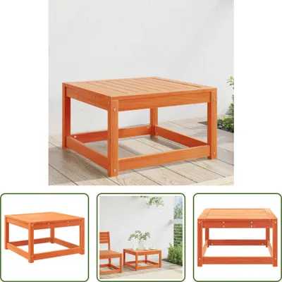 Produktbild von The Living Store Gartenhocker Wachsbraun Massivholz Kiefer
