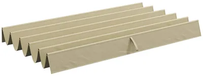 Obrázok produktu pre Náhradná strecha pre pergolu 3x3 m - hnedý polyester | Farba: hnedá