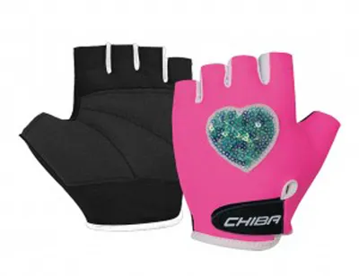 Obrázok produktu pre Chiba Cool Kids Gloves Heart L Cyklistické rukavice
