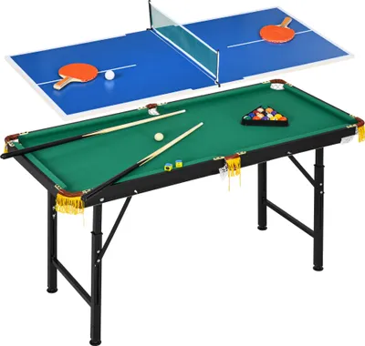Produktbild von SPORTNOW Multigame Spieletisch Multifunktionstisch mit Tischtennis Billardtisch