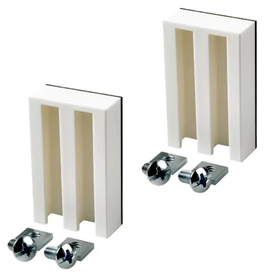 Produktbild von Universal Haftträger für Rollos und Jalousien ohne Bohren, Weiß, 2er Set