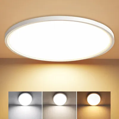 Productafbeelding van Led-plafondlamp, diameter 30 cm, 20 W, 2400 lm, 3 kleuren