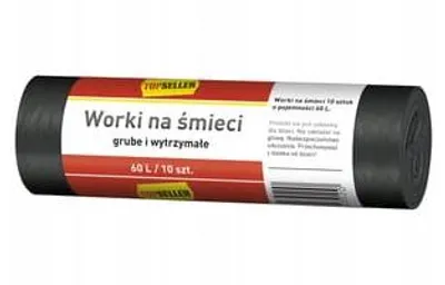 Zdjęcie produktu dla TOPSELLER Worki na śmieci 60L 10 szt.