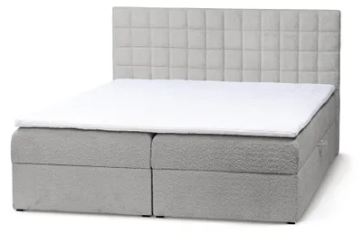 Productafbeelding van Boxspring met opbergruimte Laky Staalstof 180 × 200 cm