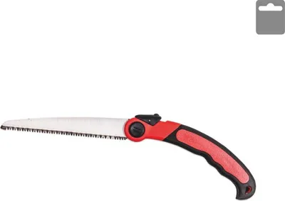 Produktbild von Klappbare Gartensäge 180 mm mit langem Griff – Faltbare Astsäge mit gehärteten Zähnen, Sicherheitsverriegelung & ergonomischem 2-Komponenten-Langgriff