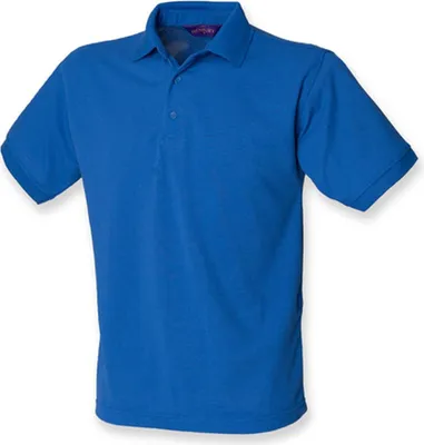 Immagine prodotto di Henbury H400 | Polo 65/35 Classic Piqué Uomo - Colore: Royal - Taglia: XXL