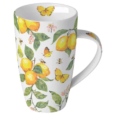 Produktbild von Porzellan-Becher 0,6 L - Fresh lemons white