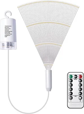 Zdjęcie produktu dla 1x Girlanda LED Fajerwerki z Pilotem 8 Trybów Odporna na Warunki Magiczna Atmosfera