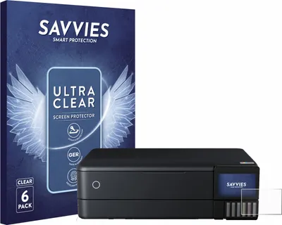 Produktbild von 6x Für Epson EcoTank ET-8550 Schutzfolie Savvies Displayschutz Display Schutz Folie Klar Transparent