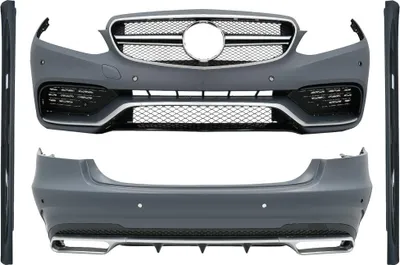 Zdjęcie produktu dla Zestaw karoserii do Mercedesa E W212 facelift 13-16 boczne progi zderzaka E63.
