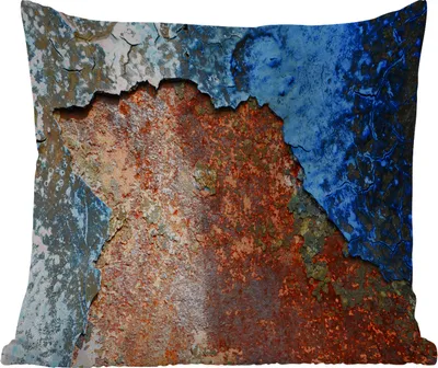Produktbild von MuchoWow® Outdoor Kissen - Rost - Hell - Schwarz - 60x60 cm - Wetterfest - Lounge Kissen - Dekoration - Schlaf Kissen