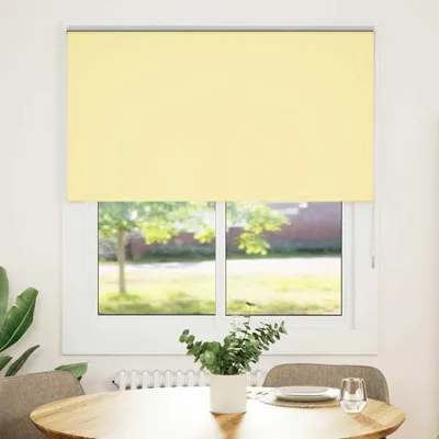 Immagine prodotto di vidaXL Tenda a rullo oscurante gialla 135x175cm larghezza del tessuto 131,6cm poliestere