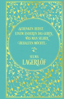 Produktbild von Notizbuch Selma Lagerlöf Leinen Hardcover Goldfolienprägung unliniert 192 Seiten Lesebändchen
