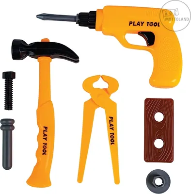 Produktbild von Bauarbeiter Zubehör-Set 7-tlg