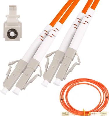 Produktbild von Extralink LC/UPC-LC/UPC Patchcord Multimodový, Duplex, 50/125um, 3mm, 2m
