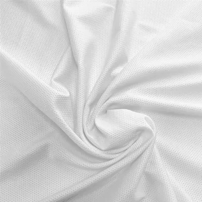 Elastischer Netzstoff Bekleidungsnetz ab 0,5m x 160cm Meshgewebe Sport-Stoff Netzgewebe Netzfutter Futterstoff weiß