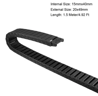 Produktbild von 1.5 M Schleppkette Kabeltr?ger Halb geschlossen m Endanschlš¹sse R28 15X40mm