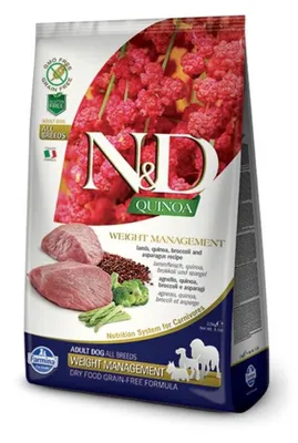 Obrázok produktu pre Farmina Pet Food N&D Quinoa, Dospelý, Veľké (26 až 44 kg), Stredné (11 - 25 kg), Jahňacie, 7 kg