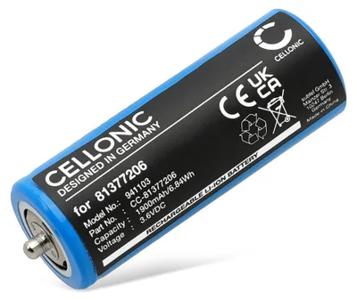 Produktbild von CELLONIC 1x Akku für Rasierer & Haarschneider Kompatibel mit Braun Series 7 7790cc, Series 7 790CC, Series 9 9325s - (1900mAh , 3.6V)