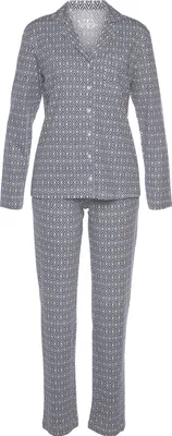 Produktbild von Vivance Dreams Pyjama 2 -teilig Rautenmuster Größe 32/34