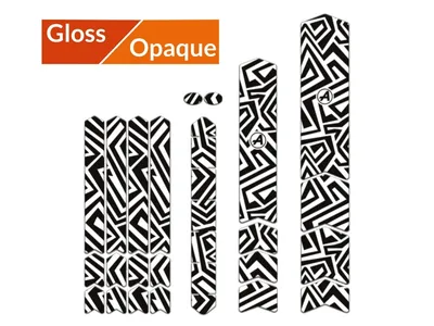 Obrázok produktu pre Súprava lesklých ochranných rámov ALGIS L - čierne línie