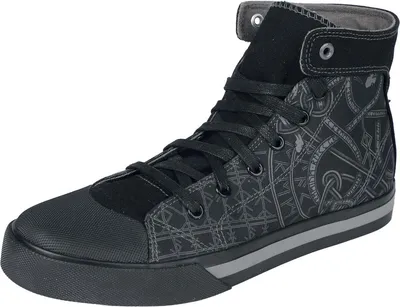 Produktbild von Black Premium by EMP Uni schwarze Sneaker mit Nieten EU47