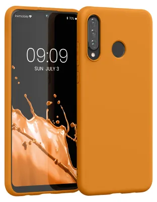 Produktbild von kwmobile Handyhülle für Huawei P30 Lite Hülle - TPU Case - Kabelloses Laden - Schutzhülle Cover in Apricot