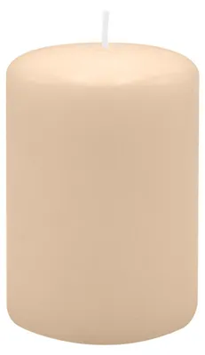 Produktbild von Stumpenkerzen 80 x  Ø 100 mm, Champagner, 4 Stück