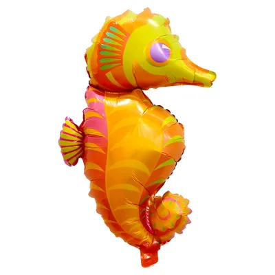 Image de Ballon en plastique animal, hippocampe env. 95*55,5 cm