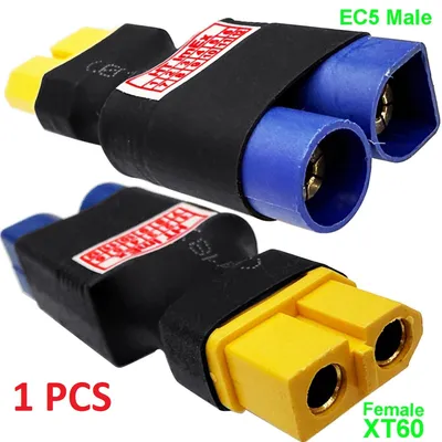 Produktbild von XT60 Female to EC5 Male Plug Adapter Cable for RC LiPo Battery