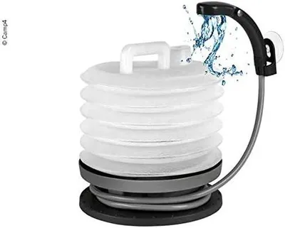 Image de Douche de camping pliable, 2,0 A, 2,5 l/min, avec sac inclus (932960123)