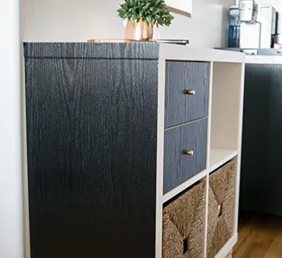 Imagen del producto de d-c-fix, película adhesiva para muebles, diseño Blackwood, 45 cm x 2 m, efecto madera