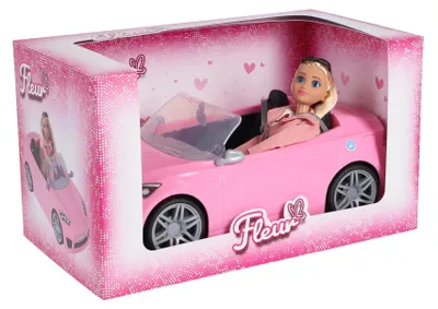 Produktbild von Fleur Puppe Cabrio Deluxe - Spielzeugauto Puppen Spielset