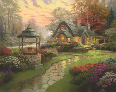 Produktbild von Haus mit Brunnen Puzzle 1.000 Teile