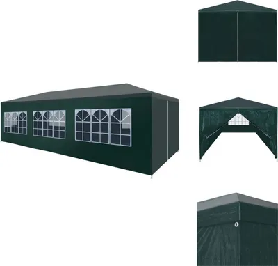 Obrázek produktu pro vidaXL Párty stan 3x9 m zelený - Pavilony a párty stany