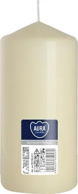 Zdjęcie produktu dla Świeca walec BISPOL Aura 66H 15CM SW70/150 ECRU