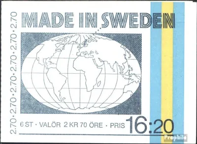 Produktbild von Briefmarken Schweden 1984 Mi MH99 (kompl.Ausg.) postfrisch Schwed. Technik